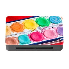 Palette Brush Paint Box Color Memory Card Reader With Cf by Celenk