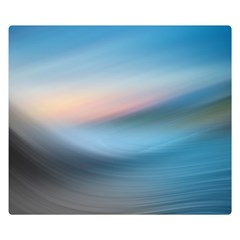 Wave Background Pattern Abstract Lines Light Double Sided Flano Blanket (small)  by Celenk
