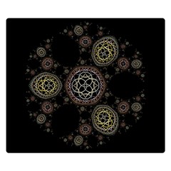 Background Pattern Symmetry Double Sided Flano Blanket (small)  by Celenk