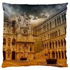 Palace Monument Architecture Large Cushion Case (one Side) by Celenk