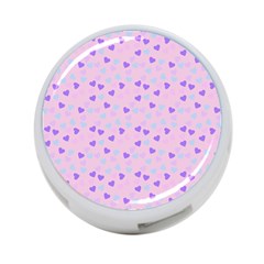 Blue Pink Hearts 4-port Usb Hub (one Side) by snowwhitegirl