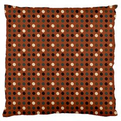 Grey Eggs On Russet Brown Standard Flano Cushion Case (two Sides) by snowwhitegirl