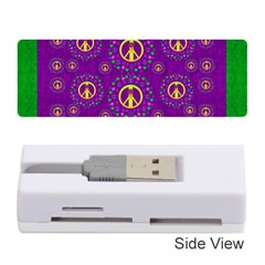 Peace Be With Us In Love And Understanding Memory Card Reader (stick)  by pepitasart