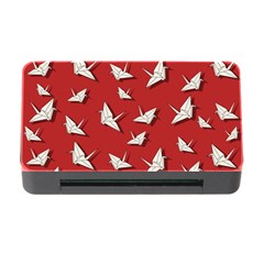 Paper Cranes Pattern Memory Card Reader With Cf by Valentinaart