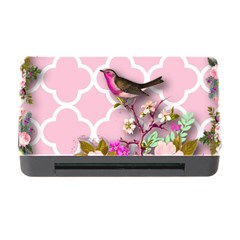 Shabby Chic,floral,bird,pink,collage Memory Card Reader With Cf by NouveauDesign