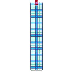 Sea Tartan Large Book Marks by jumpercat