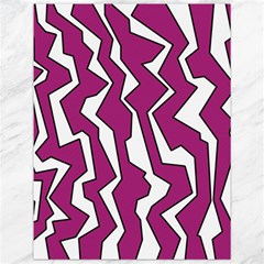 Electric Pink Polynoise Canvas 12  X 16   by jumpercat