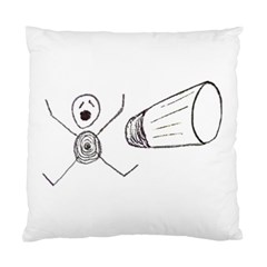 Violence Concept Drawing Illustration Small Standard Cushion Case (two Sides) by dflcprints