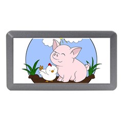 Go Vegan - Cute Pig And Chicken Memory Card Reader (mini)