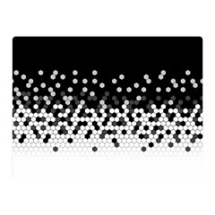 Flat Tech Camouflage Black And White Double Sided Flano Blanket (mini)  by jumpercat