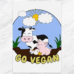 Friends Not Food - Cute Pig And Chicken Canvas 12  X 18   by Valentinaart