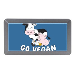 Friends Not Food - Cute Cow, Pig And Chicken Memory Card Reader (mini) by Valentinaart
