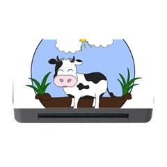 Friends Not Food - Cute Cow Memory Card Reader With Cf by Valentinaart