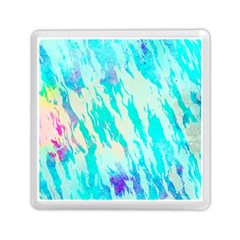 Blue Background Art Abstract Watercolor Memory Card Reader (square)  by Nexatart