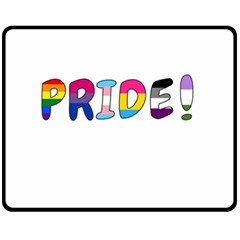 Pride Fleece Blanket (medium)  by Valentinaart