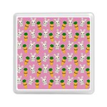 Easter Kawaii Pattern Memory Card Reader (Square)  Front