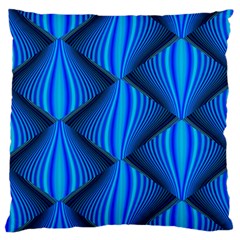 Abstract Waves Motion Psychedelic Large Cushion Case (two Sides) by Nexatart