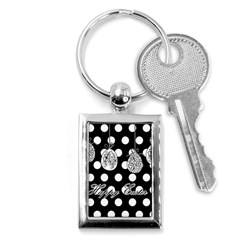 Easter Eggs Key Chains (rectangle)  by Valentinaart