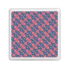 Squares And Circles Motif Geometric Pattern Memory Card Reader (square)  by dflcprints