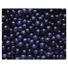 Blueberries 4 Double Sided Flano Blanket (medium)  by trendistuff