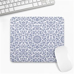 Radial Mandala Ornate Pattern Large Mousepads by dflcprints