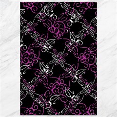 Dark Intersecting Lace Pattern Canvas 12  X 18   by dflcprints