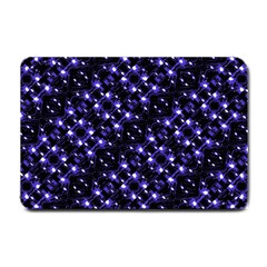 Dark Galaxy Stripes Pattern Small Doormat  by dflcprints