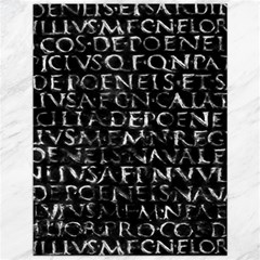 Antique Roman Typographic Pattern Canvas 12  X 16   by dflcprints