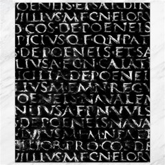 Antique Roman Typographic Pattern Canvas 20  X 24   by dflcprints