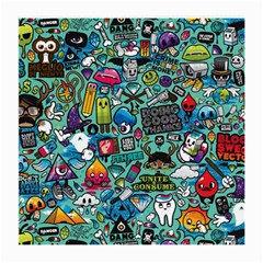 Comics Collage Medium Glasses Cloth by Sapixe