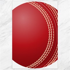 Cricket Ball Canvas 24  X 36  by Sapixe