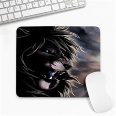 Angry Lion Digital Art Hd Large Mousepads by Nexatart