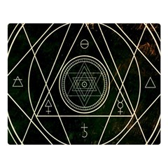 Cult Of Occult Death Detal Hardcore Heavy Double Sided Flano Blanket (large)  by Sapixe