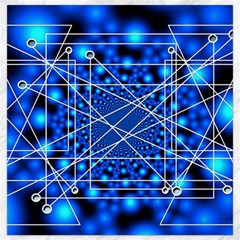Network Connection Structure Knot Canvas 12  X 12   by Sapixe