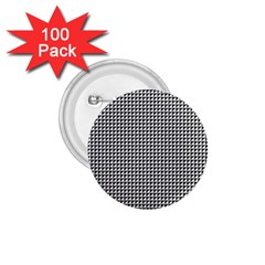 Triangulate Black And White 1 75  Buttons (100 Pack)  by jumpercat