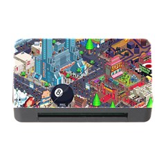 Pixel Art City Memory Card Reader With Cf by Sapixe