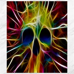 Skulls Multicolor Fractalius Colors Colorful Canvas 20  X 24   by Sapixe
