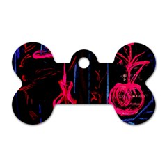 Calligraphy Dog Tag Bone (two Sides) by bestdesignintheworld