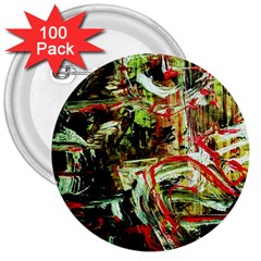 Girl Reading 3  Buttons (100 Pack)  by bestdesignintheworld