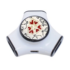 Loving Hearts 3-port Usb Hub