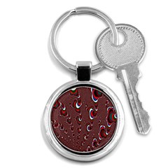 Mandelbrot Fractal Mathematics Art Key Chains (round) 