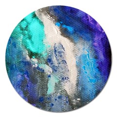 Blue Sensations Magnet 5  (round) by Art2City