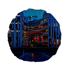 Architecture Modern Building Standard 15  Premium Round Cushions by Simbadda