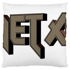 Heavy Metal  Standard Flano Cushion Case (two Sides) by StarvingArtisan
