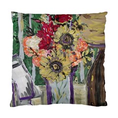 Sunflowers And Lamp Standard Cushion Case (two Sides) by bestdesignintheworld