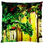 Old Tree And House With An Arch 2 Large Cushion Case (Two Sides) Front