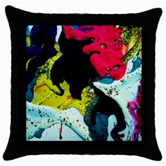 Buffalo Vision Throw Pillow Case (black) by bestdesignintheworld