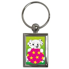 Dalmatians Dog Puppy Animal Pet Key Chains (rectangle) 