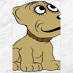 Dog Cute Sitting Puppy Pet Canvas 12  X 18   by Nexatart