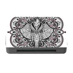 Ornate Hindu Elephant  Memory Card Reader With Cf by Valentinaart